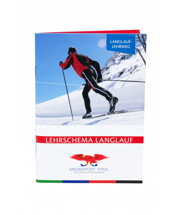 Lehrplan Langlaufen im Taschenformat.