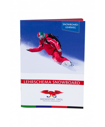 Lehrplan Snowboard im Taschenformat.